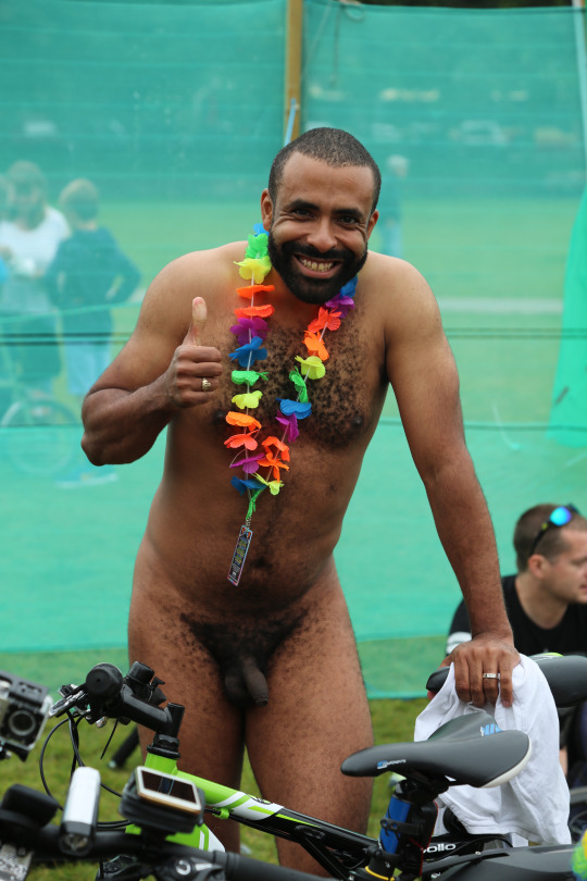 PrideCyclistThumbsUpBhairy