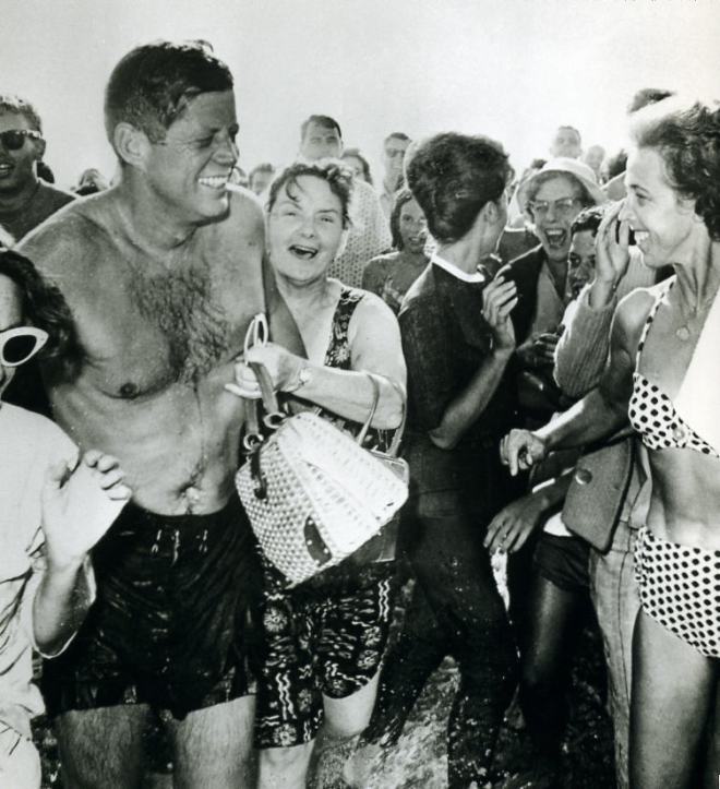 JFKshirtlessWomen